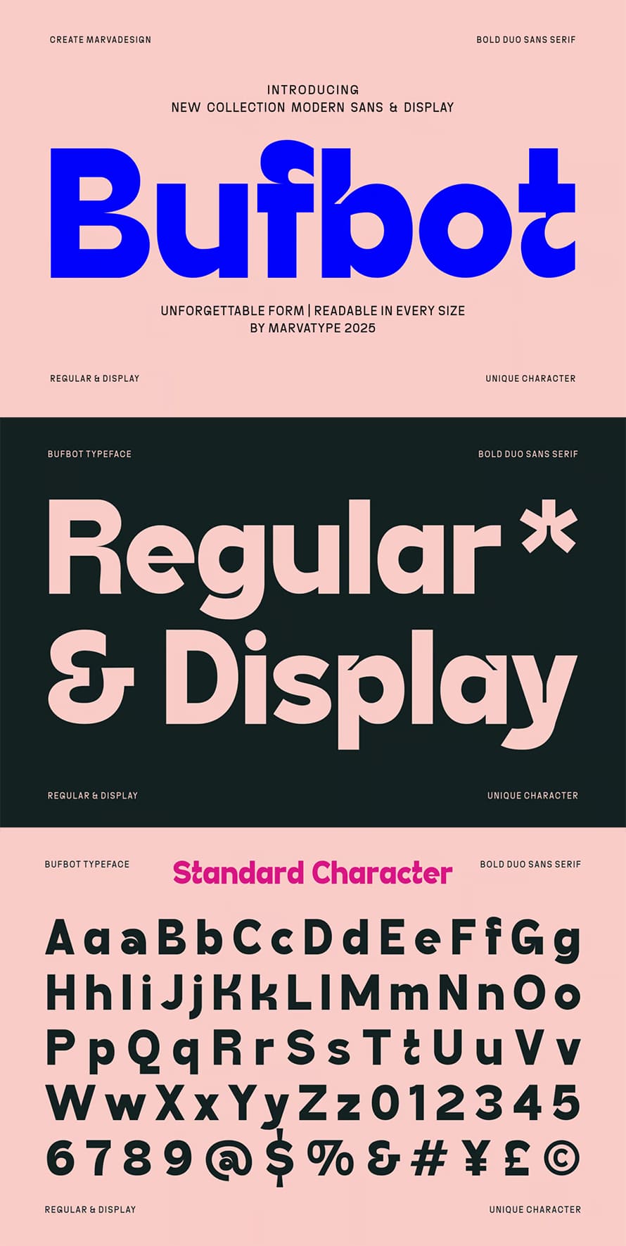 Bufbot Display Sans Font