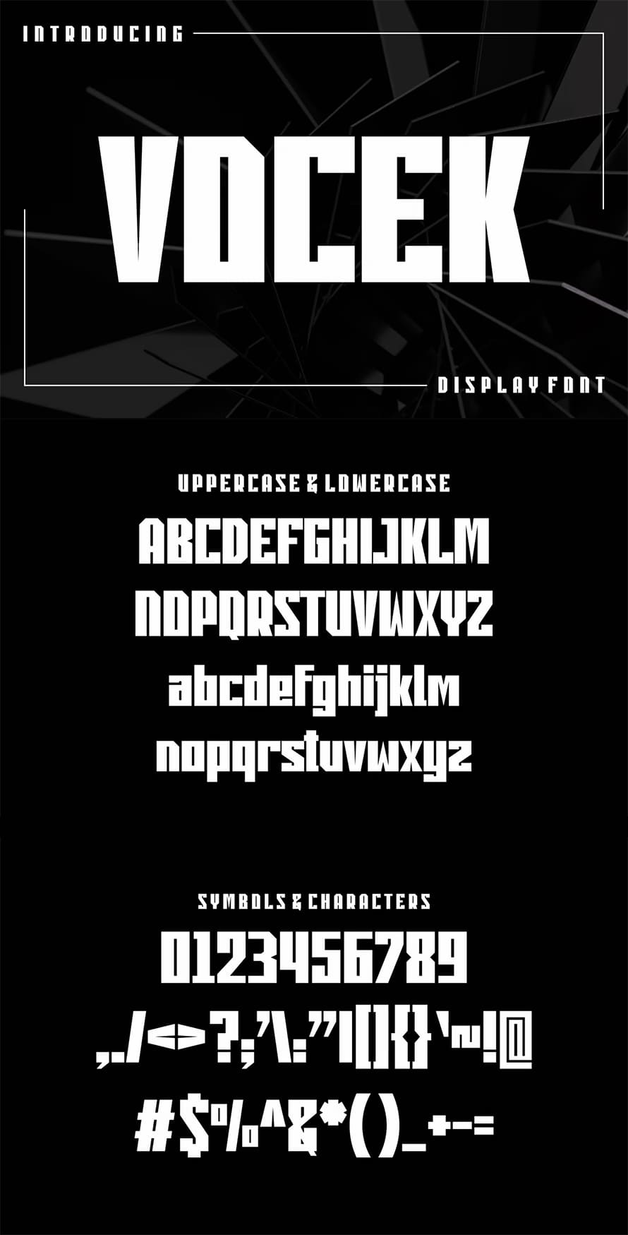 Vocek Bold Font