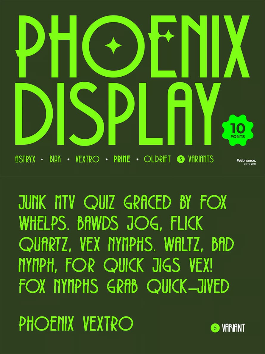 Phoenix Display Font