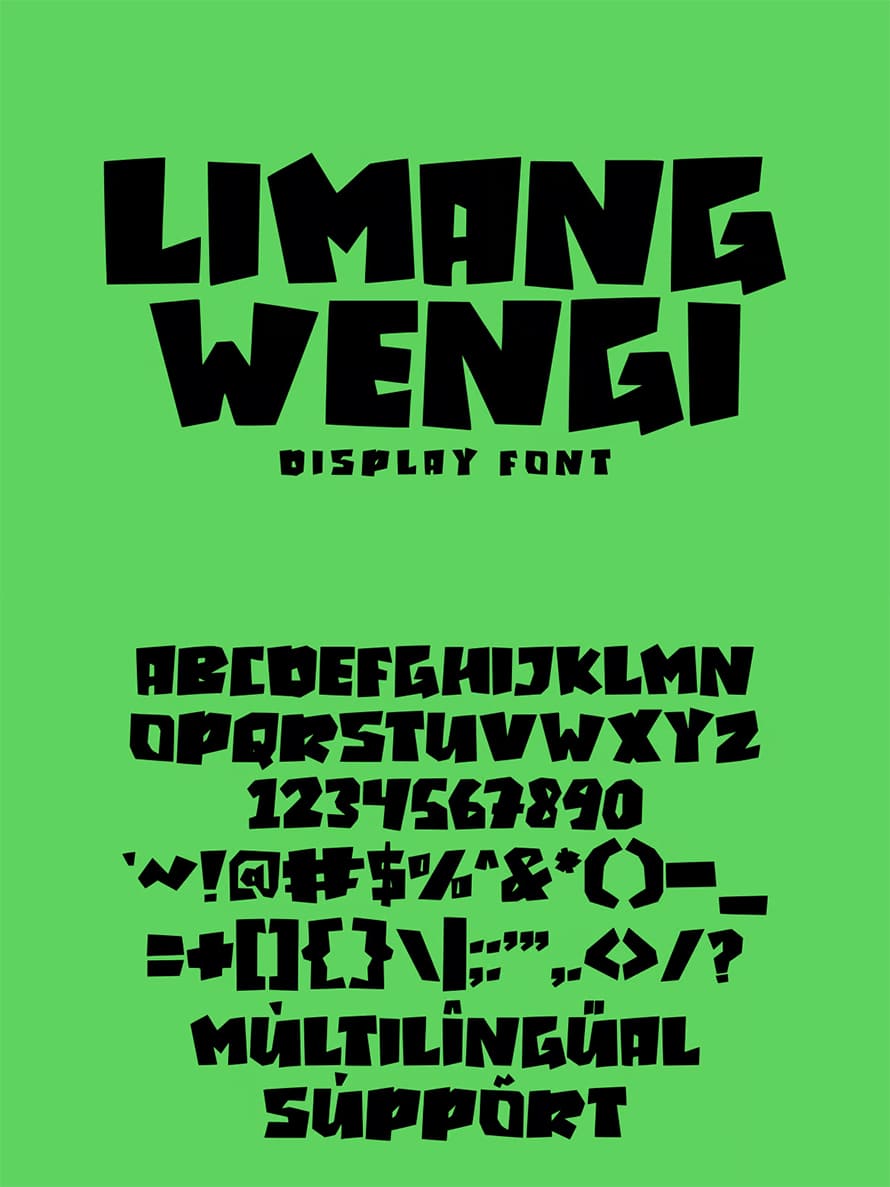Limang Wengi Font