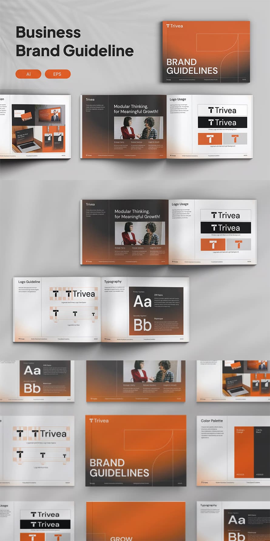 Brand Guideline Minimalist Business