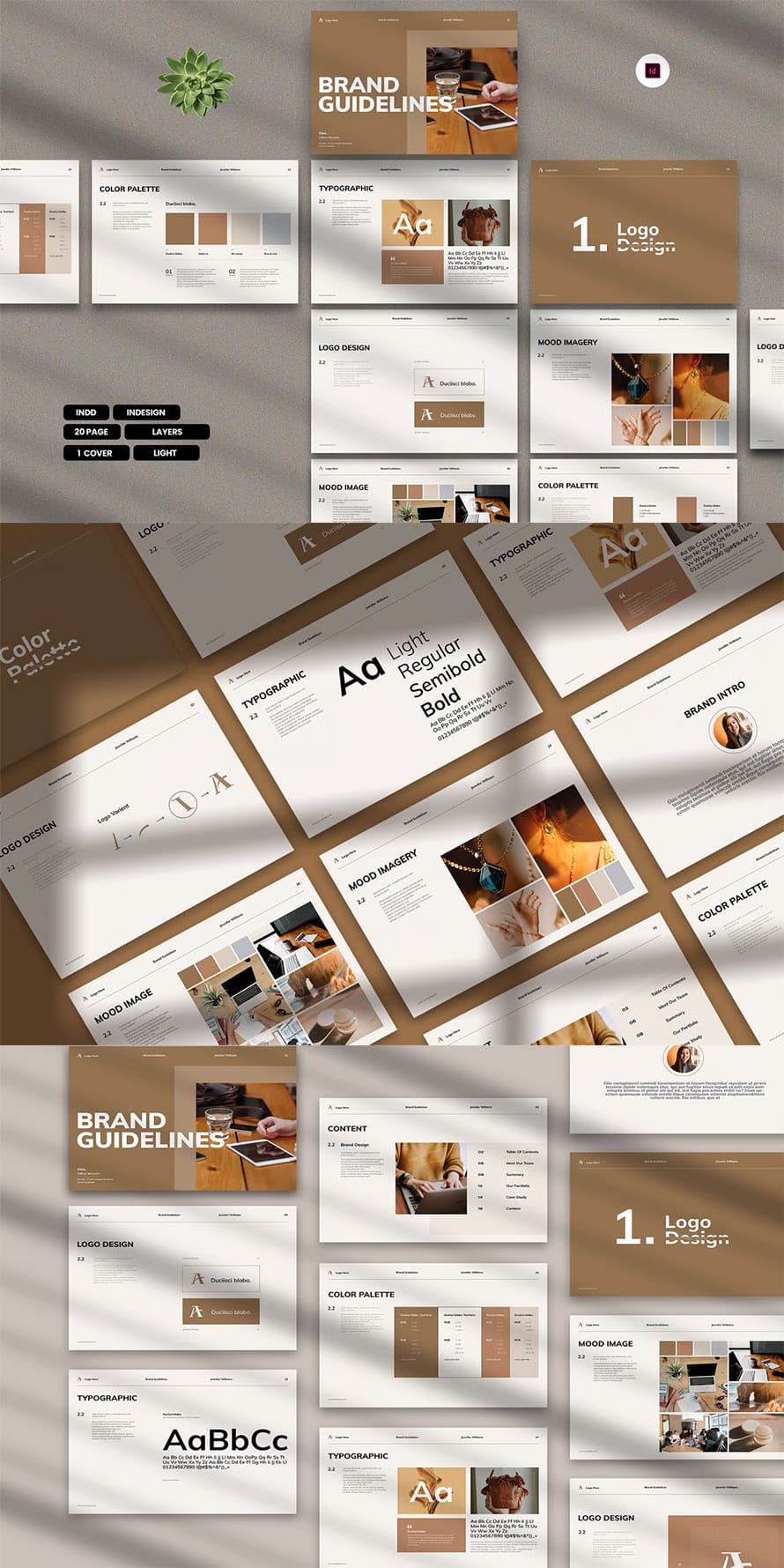Elegant Brand Guideline Template
