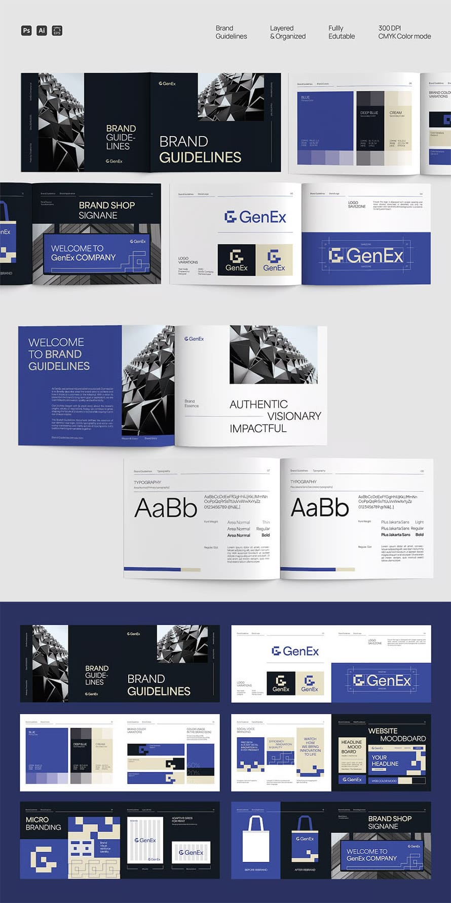 Unqiue Brand Guidelines Template