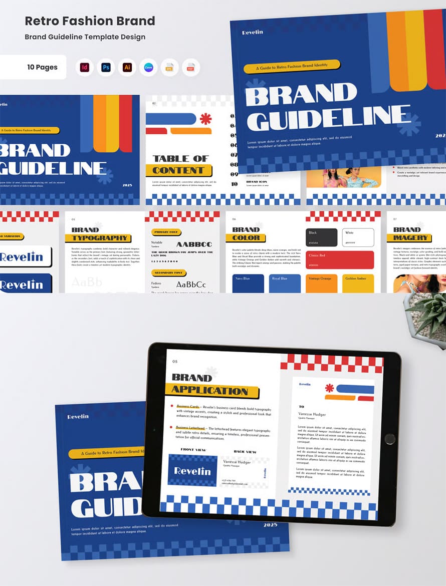 Retro Vintage Fashion Brand Guideline