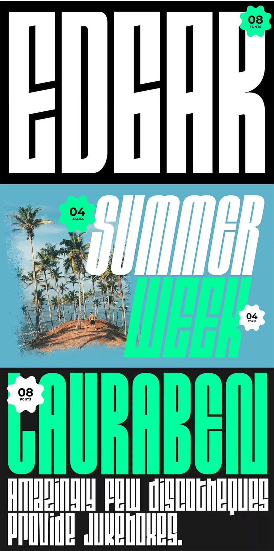 Edgar Condensed Display Sans Serif Font