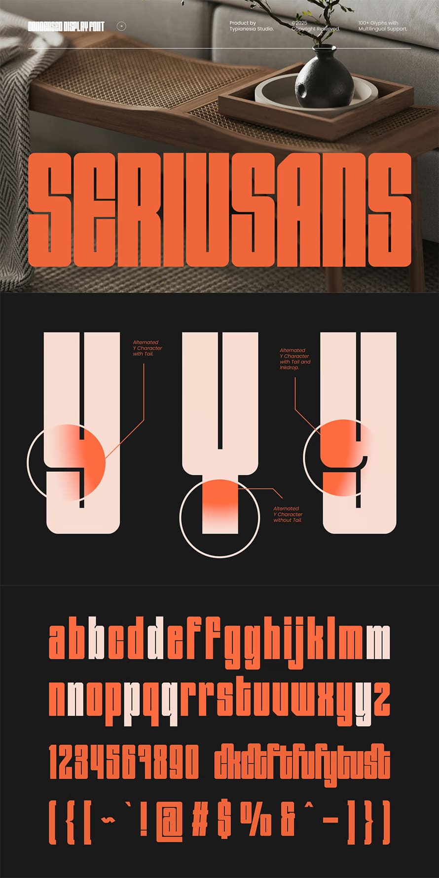 Seriusans Condensed Sans Display Font