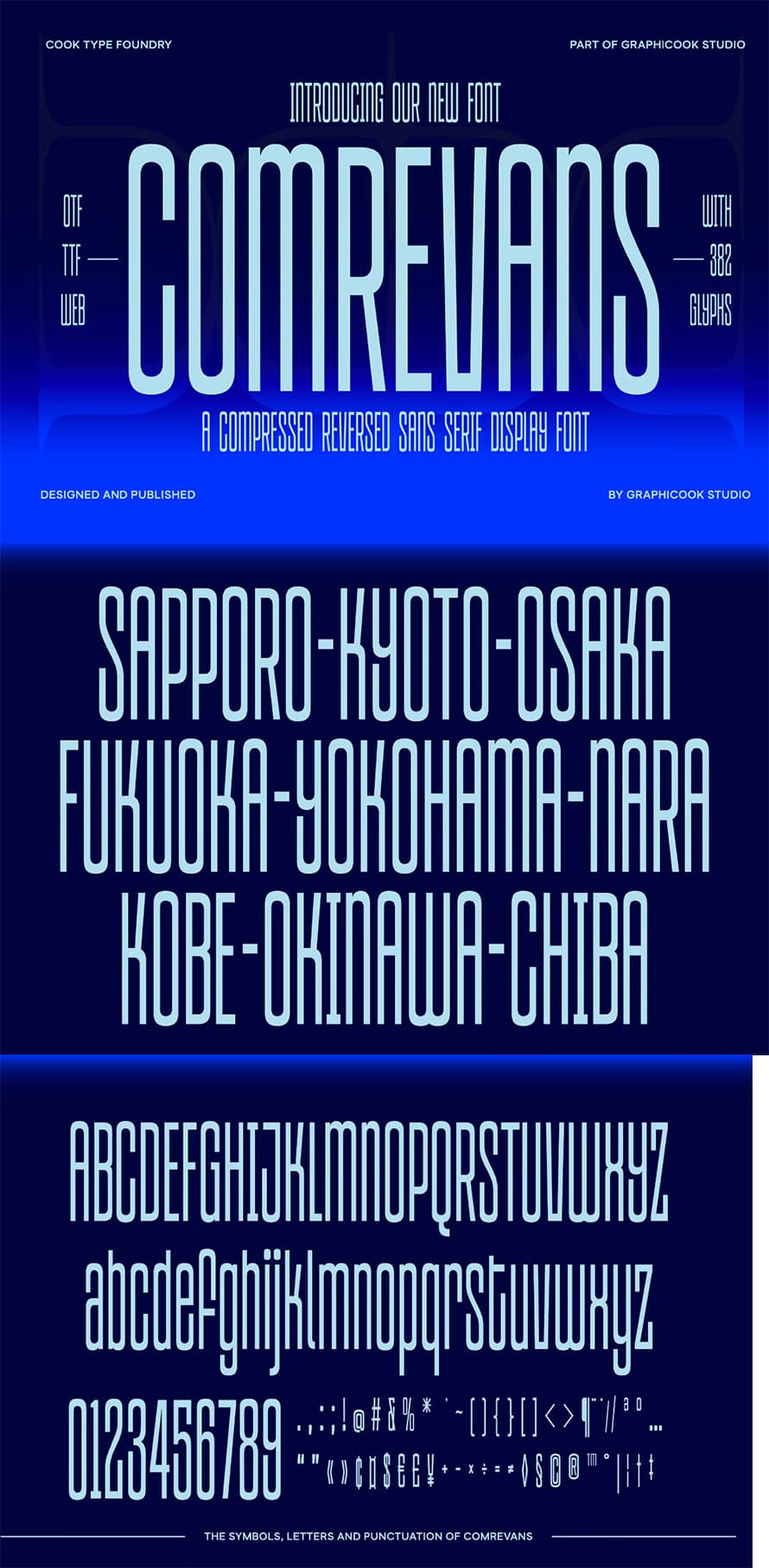 Comrevans Narrow Serif Font