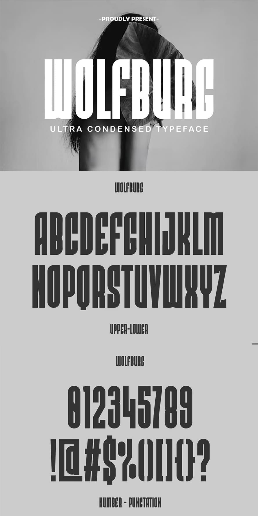 Wolfburg Modern Condensed Display Font