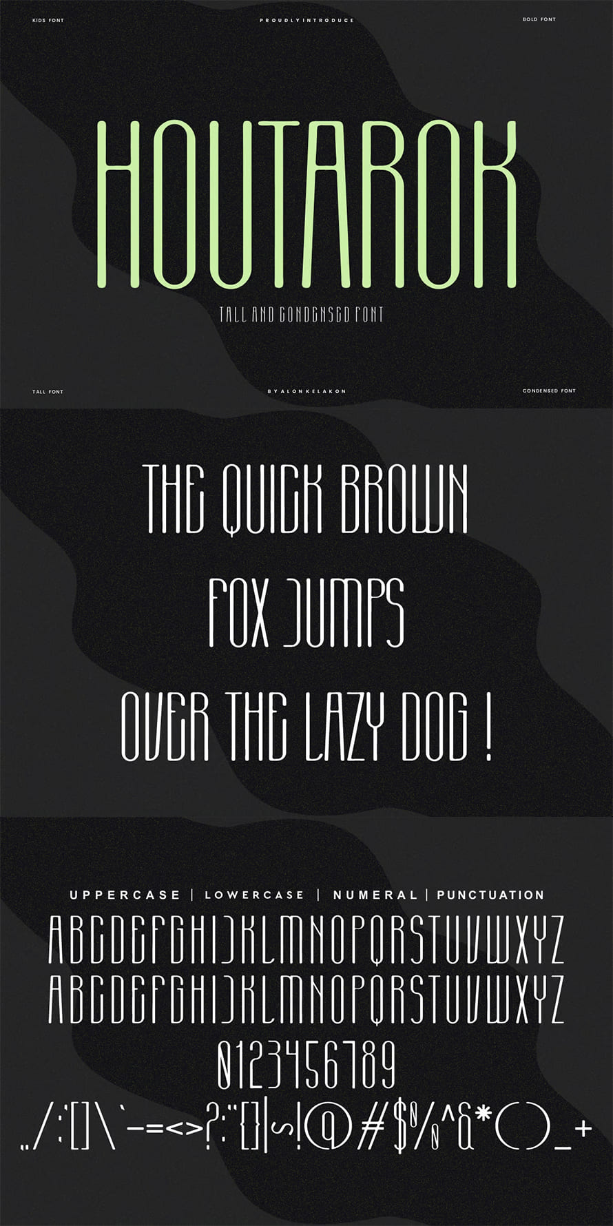 Houtarok Ultra Tall Condensed Font