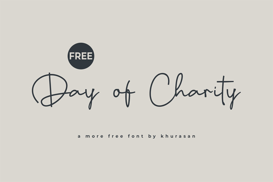 Days of Charity Free Font