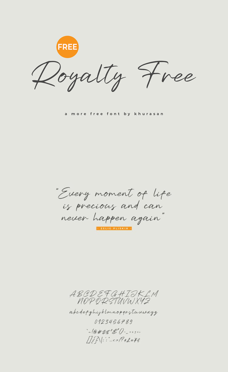 Royalty Free Font
