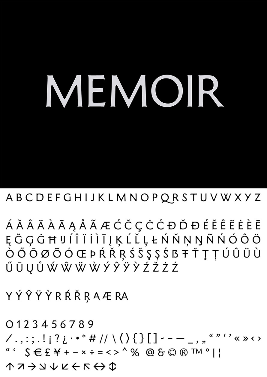 Memoir Free Font