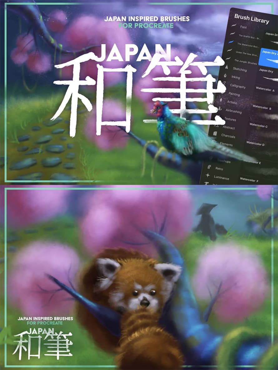 Japan Procreate Brushes