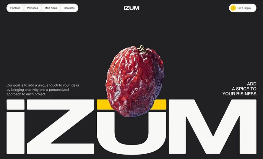 IZUM Website Design
