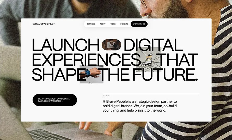 Brave People Website Design