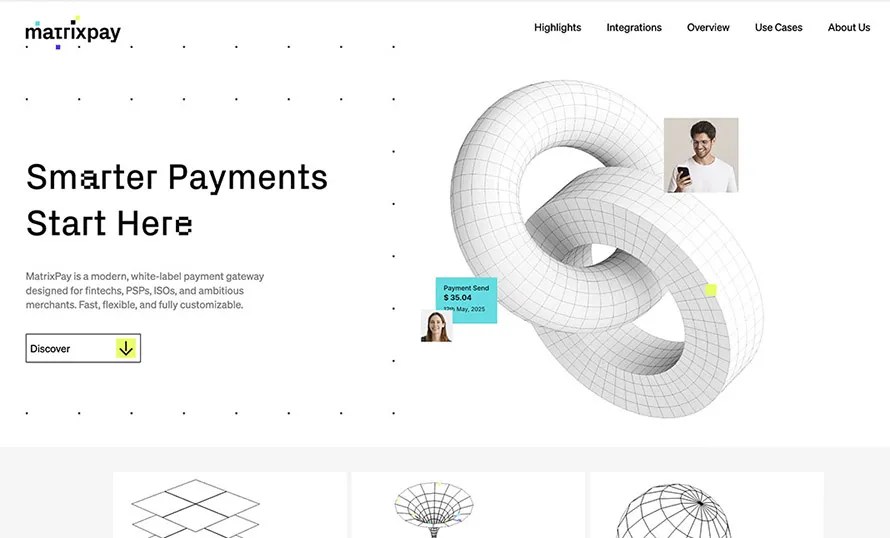 MatrixPay Website Design