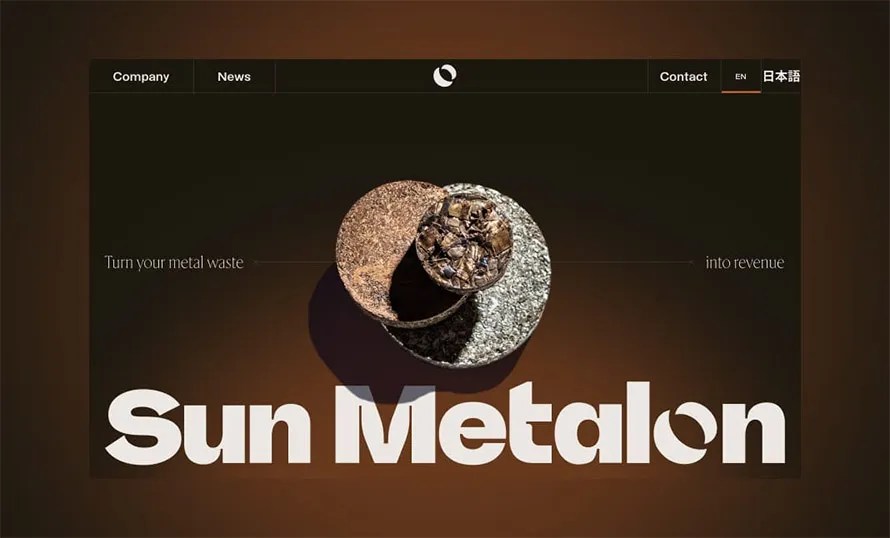 Sun Metalon Website Design