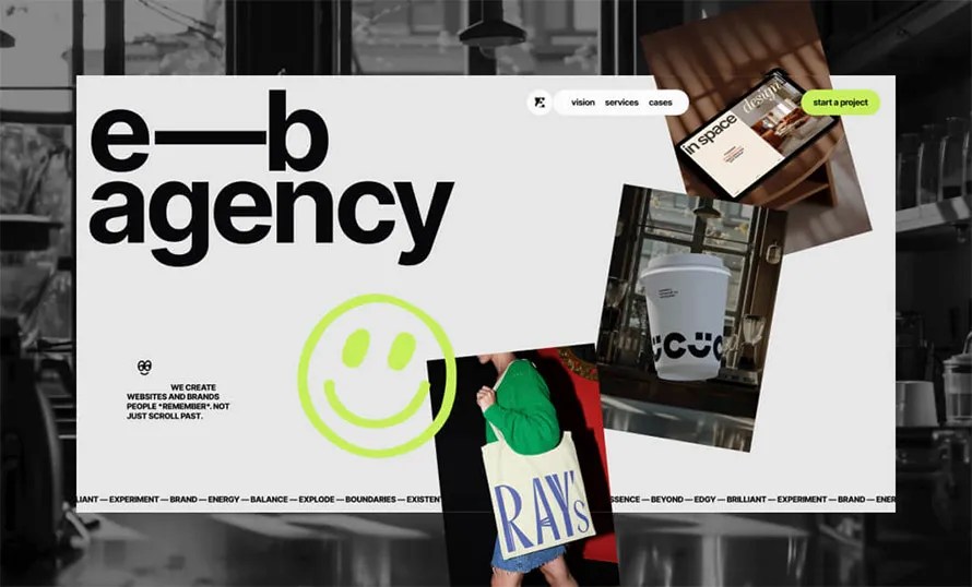 e b Agency Website Design