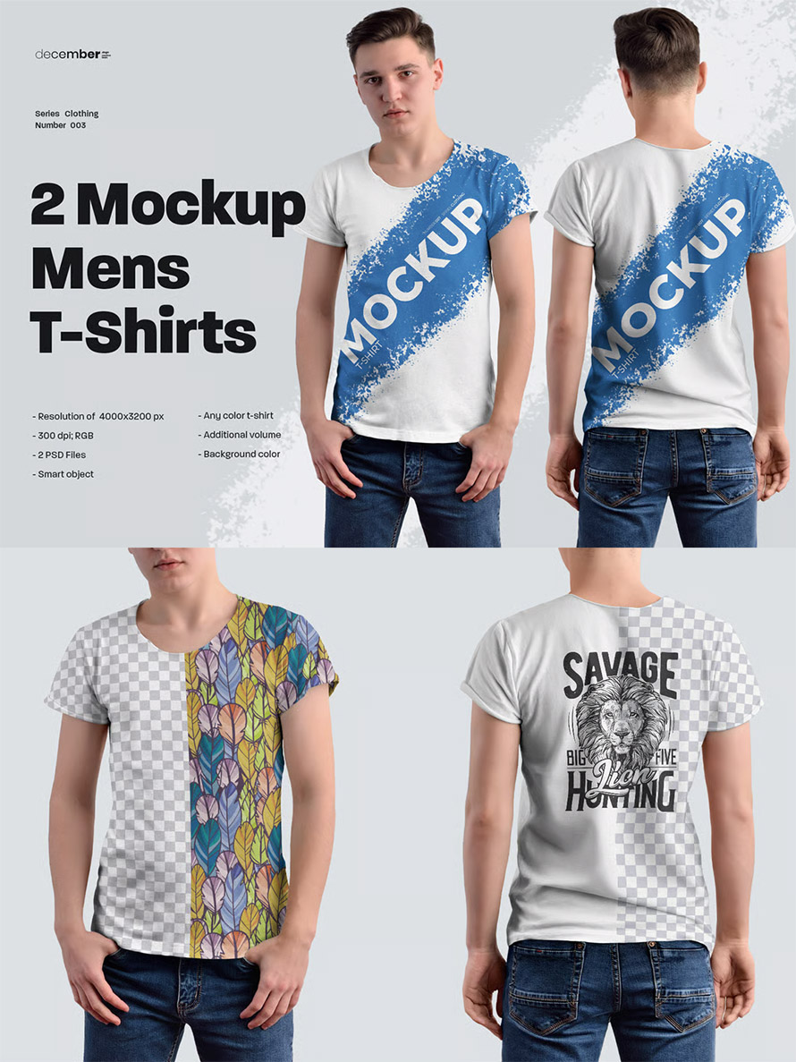 Round Neck T Shirt Mockup Round Neck T Shirt Mockup