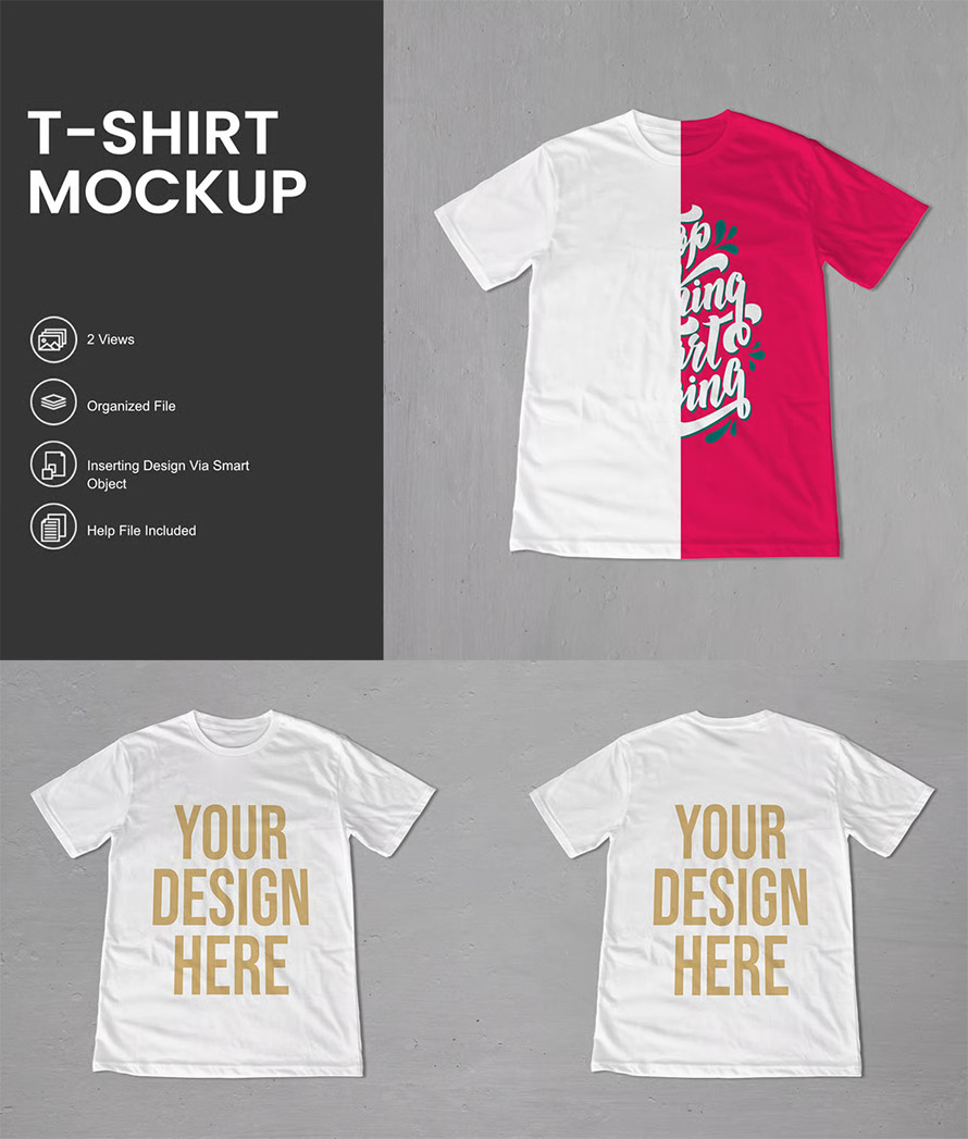 Awesome T Shirt Mockup Awesome T Shirt Mockup