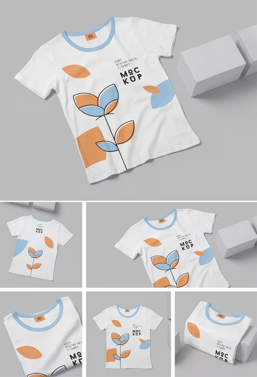 Kids T Shirt Mockup Kids T Shirt Mockup