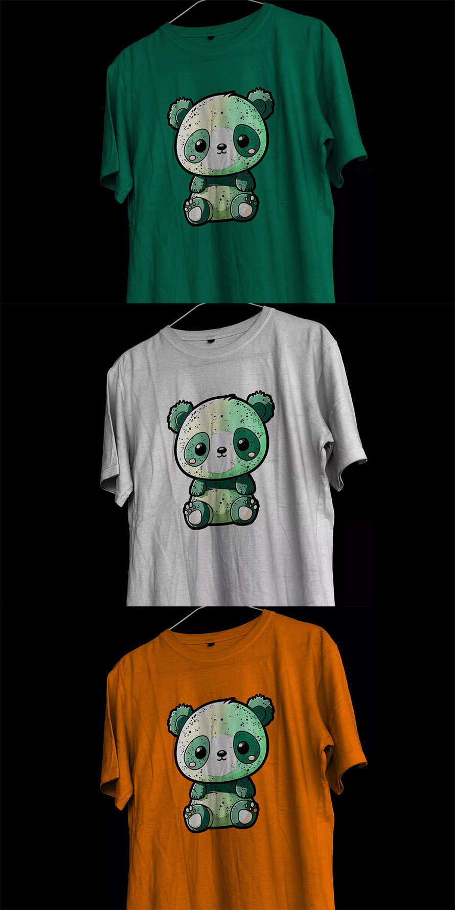 Green T Shirt Mockup Green T Shirt Mockup
