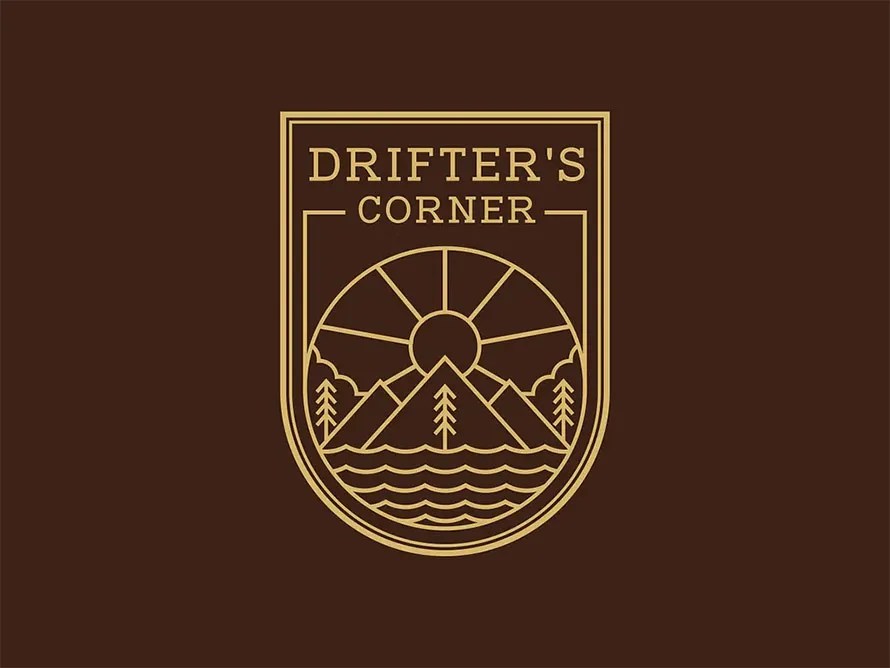Drifter's Corner Badges Logo