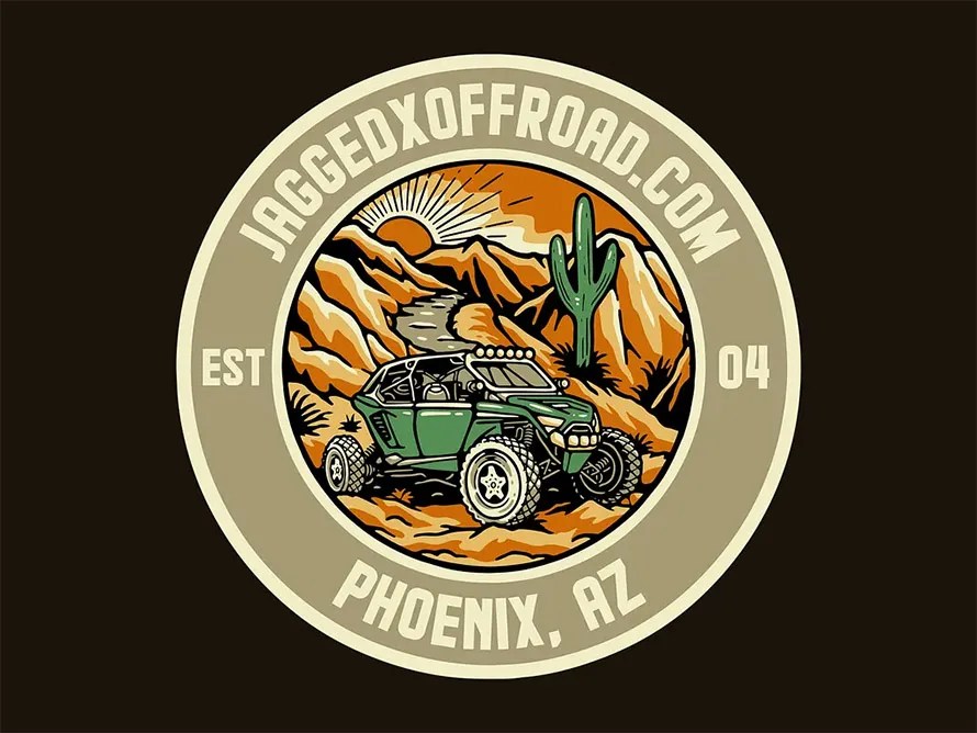Jaggedx Offroad Badge Logo