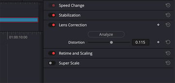 Customize lens distortion correction