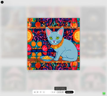 AI generated image in a vibrant style