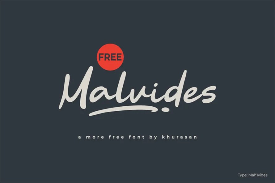 Malvides Free Font Malvides Free Font