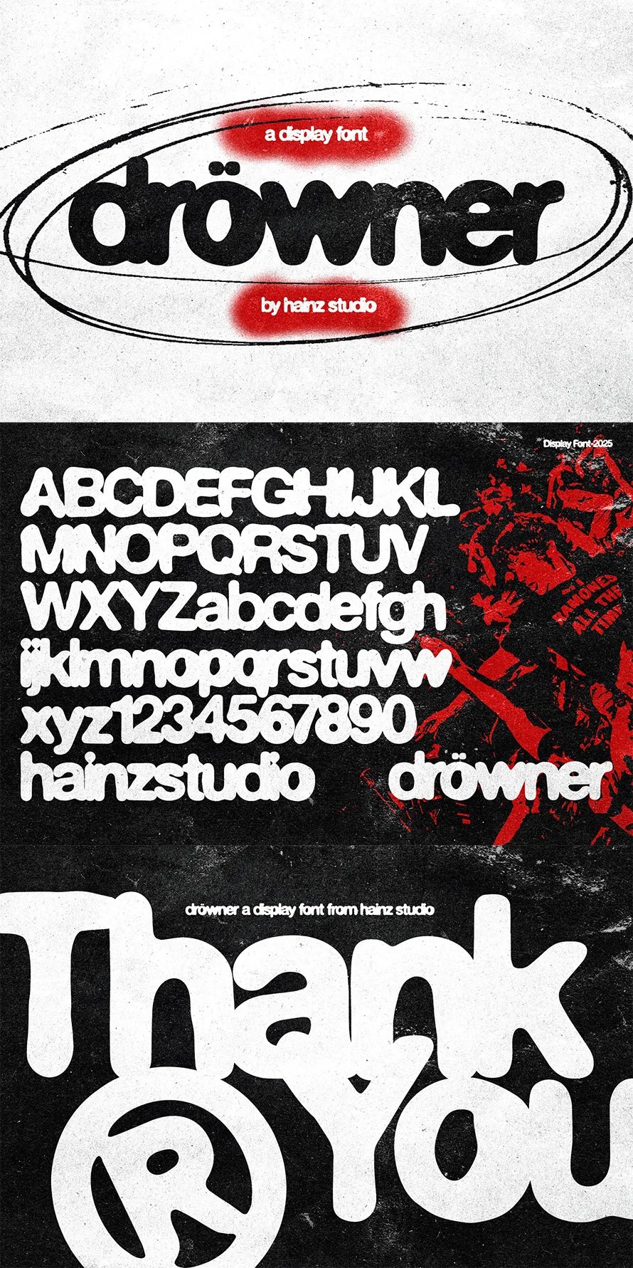 Drowner Display Poster Font Drowner Display Poster Font