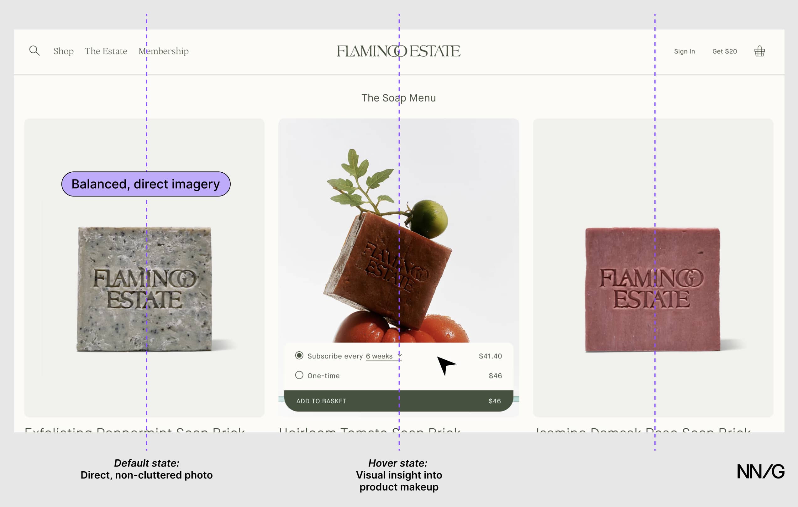 Images are aligned with the center of their columns. 