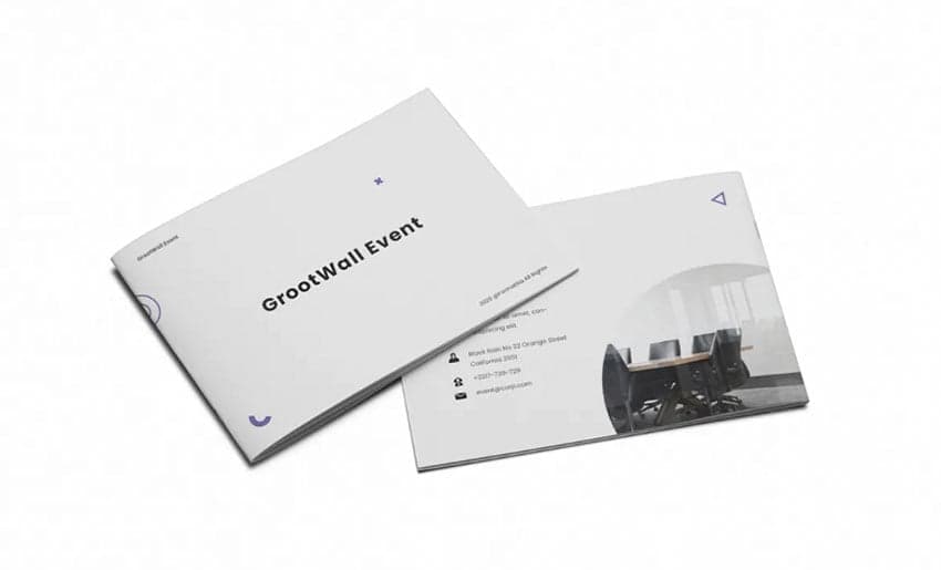 Event organizer sponsorship brochure template