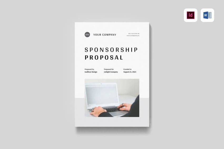 Sponsorship Proposal | MS Word & InDesign