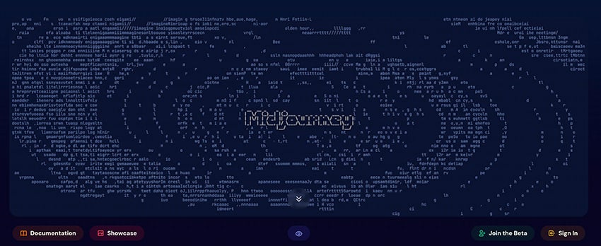 Midjourney landing page