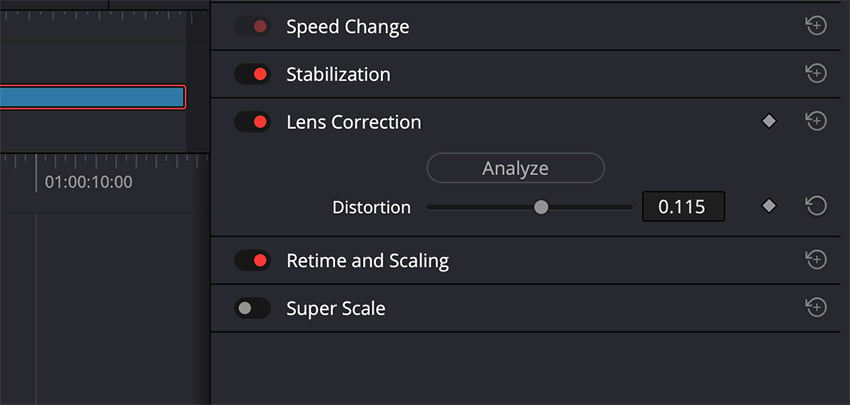 Customize lens distortion correction