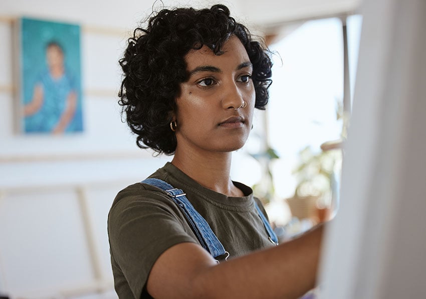 Woman Paiting