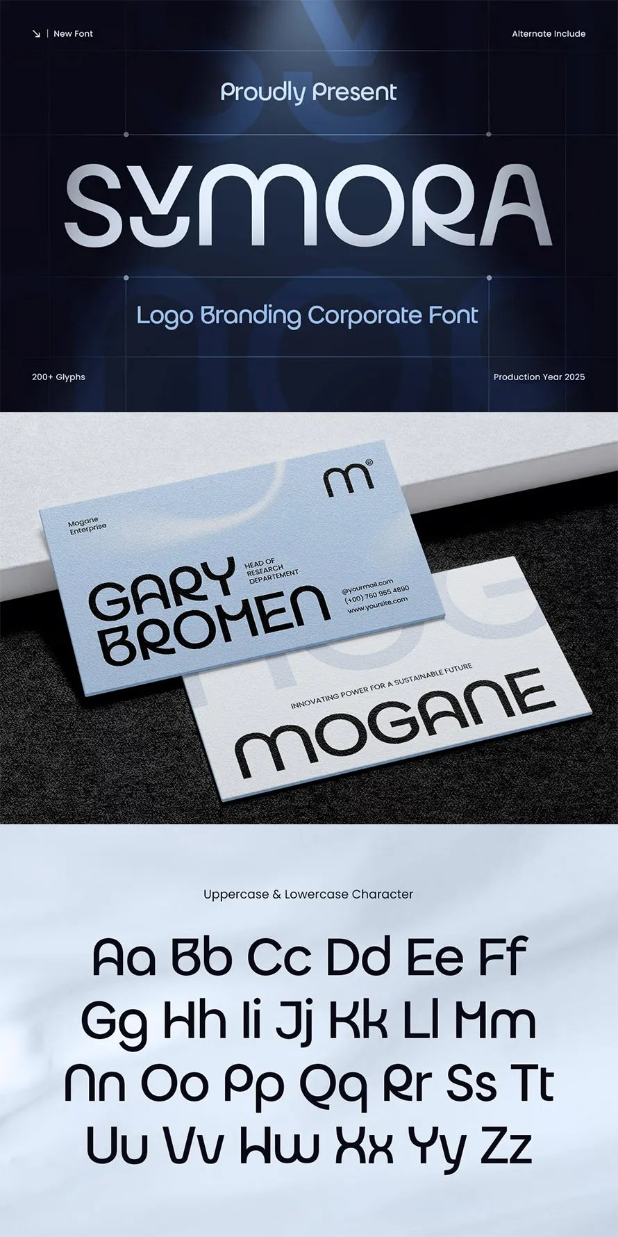 Symora Logo Branding Corporate Font