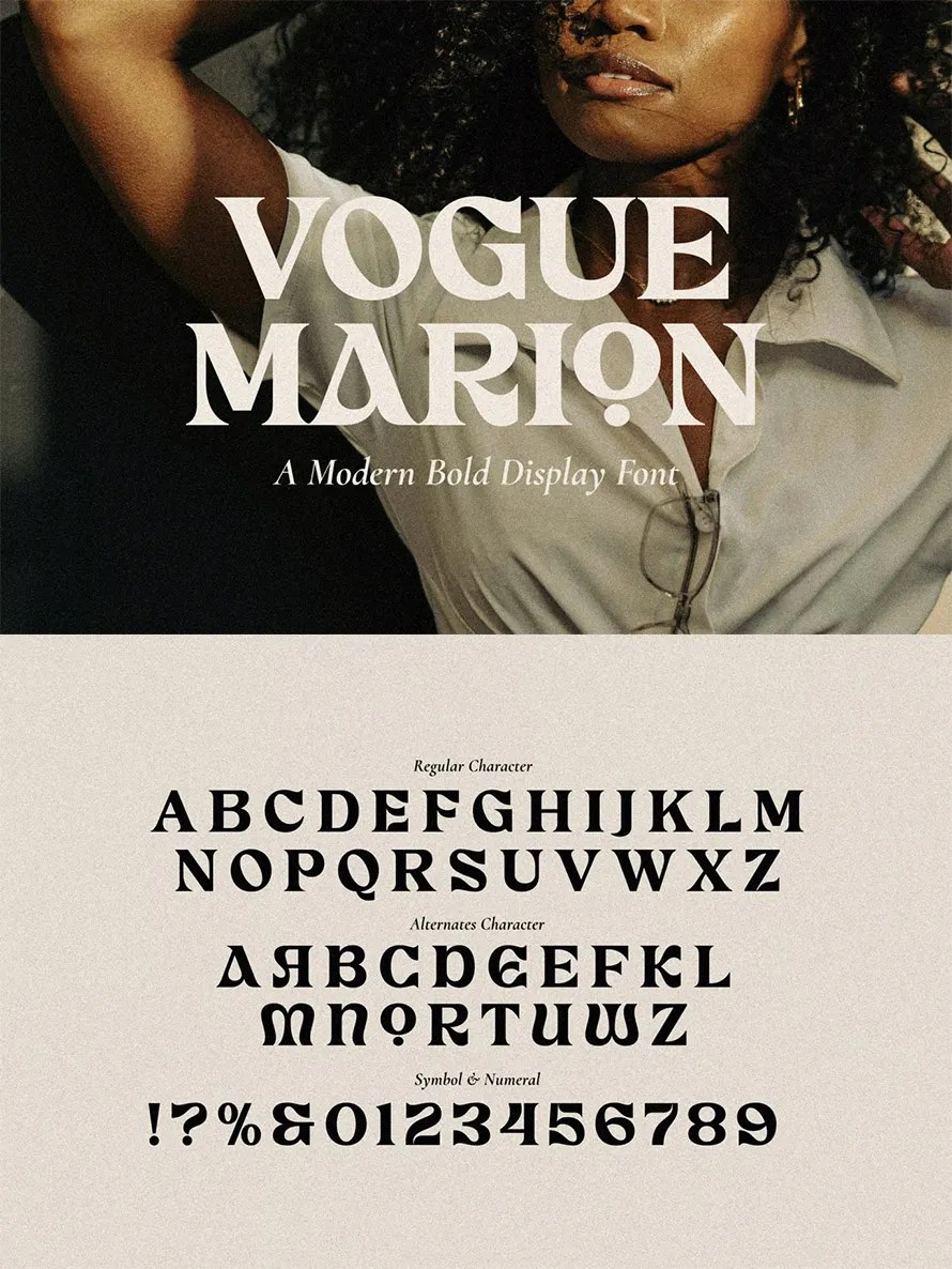 Elegant Corporate Logo Vogua Font