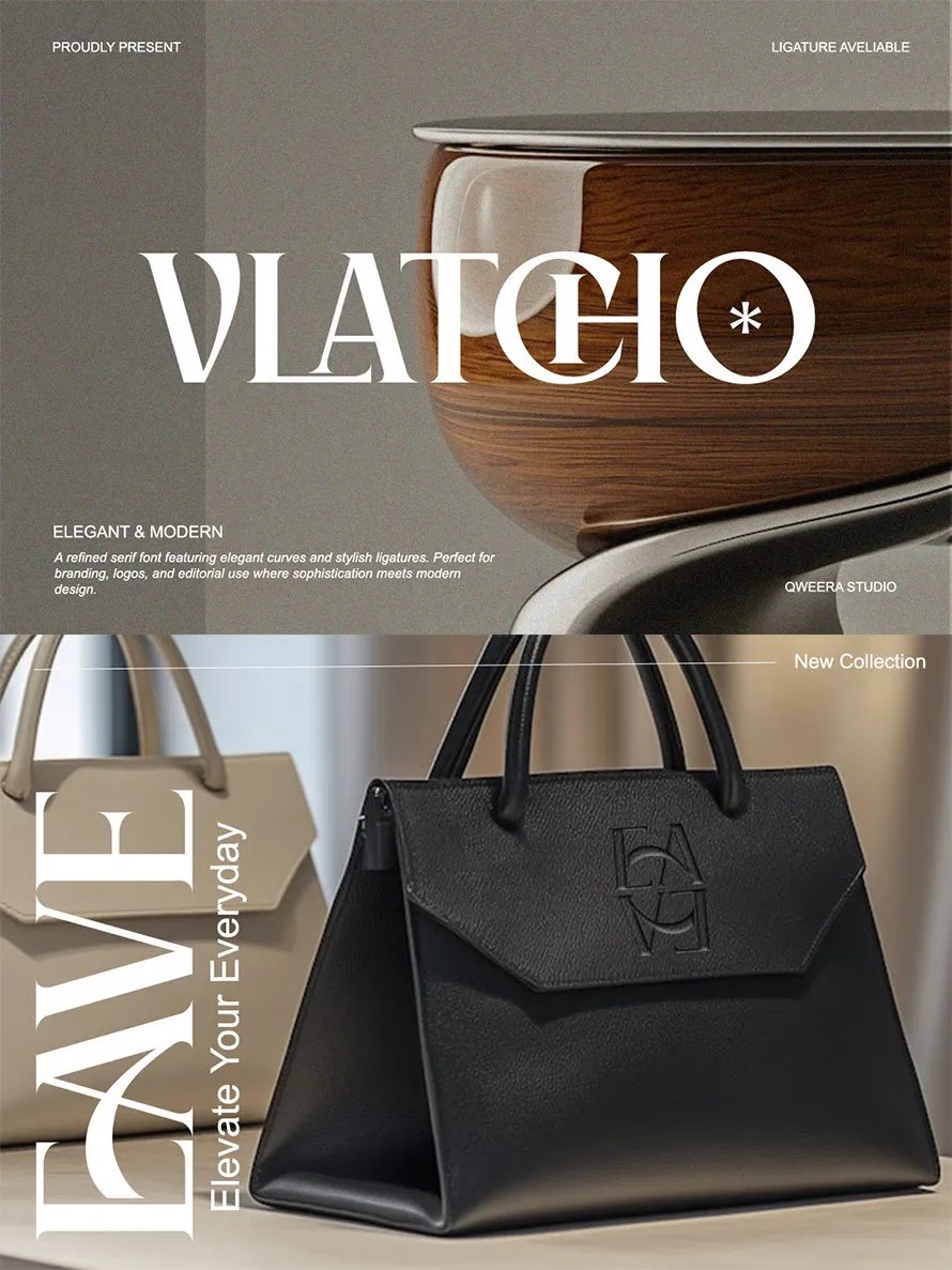 Vlatcho Modern Elegant Luxury Logo