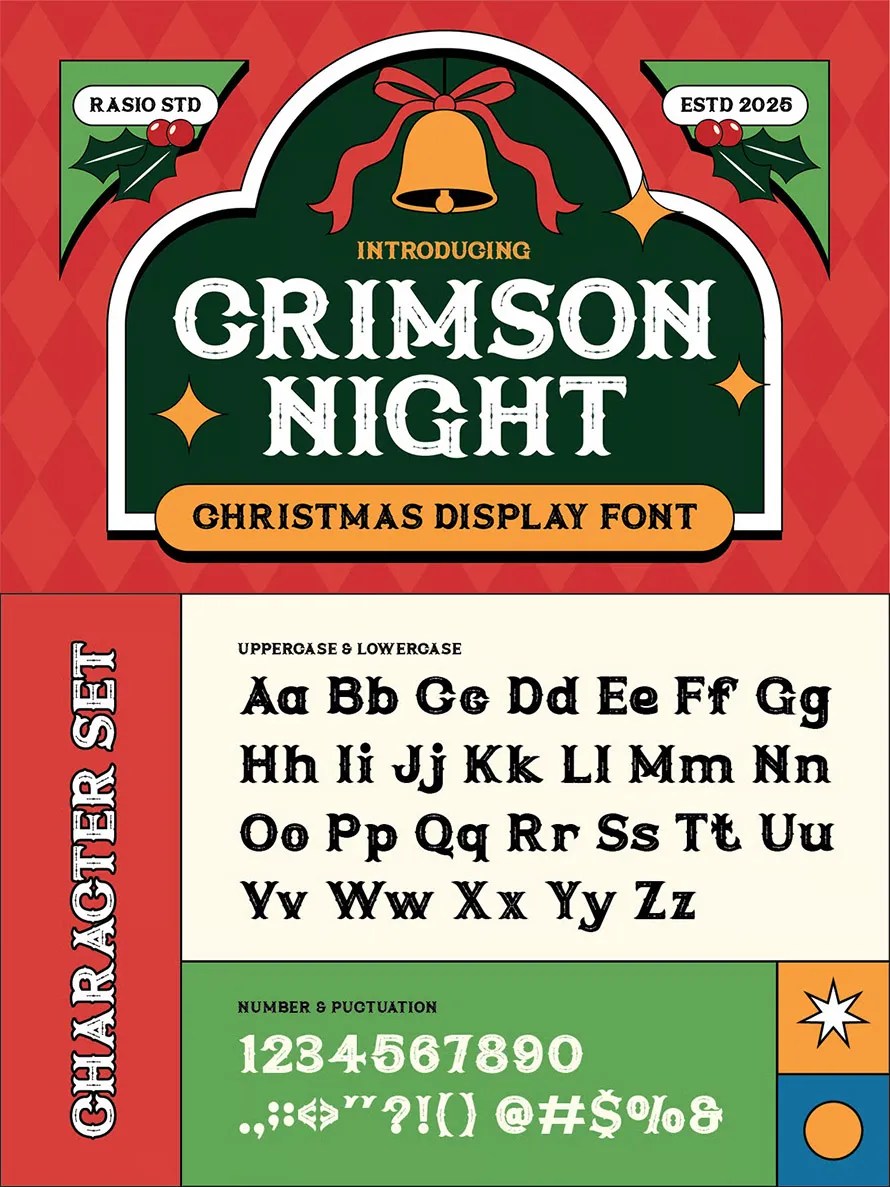 Christmas Font - 5