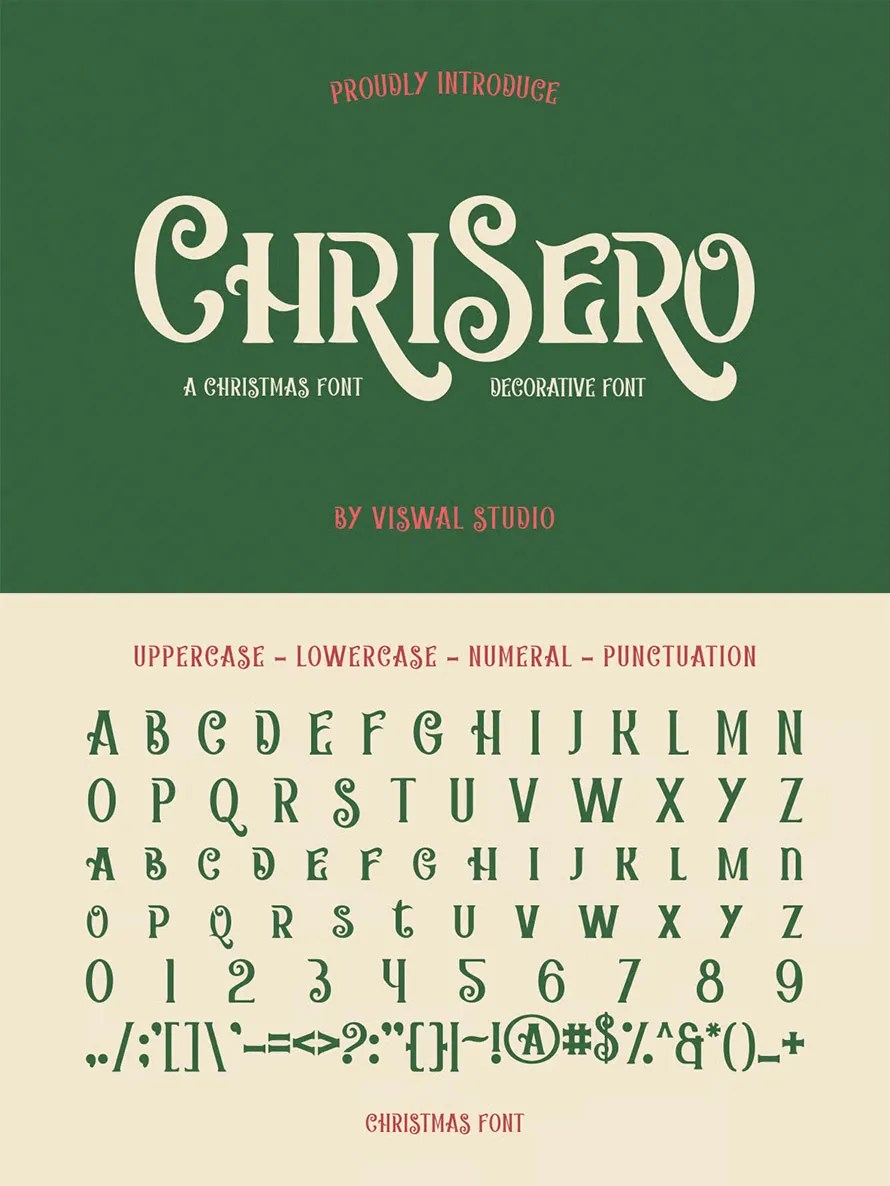 Christmas Font - 14