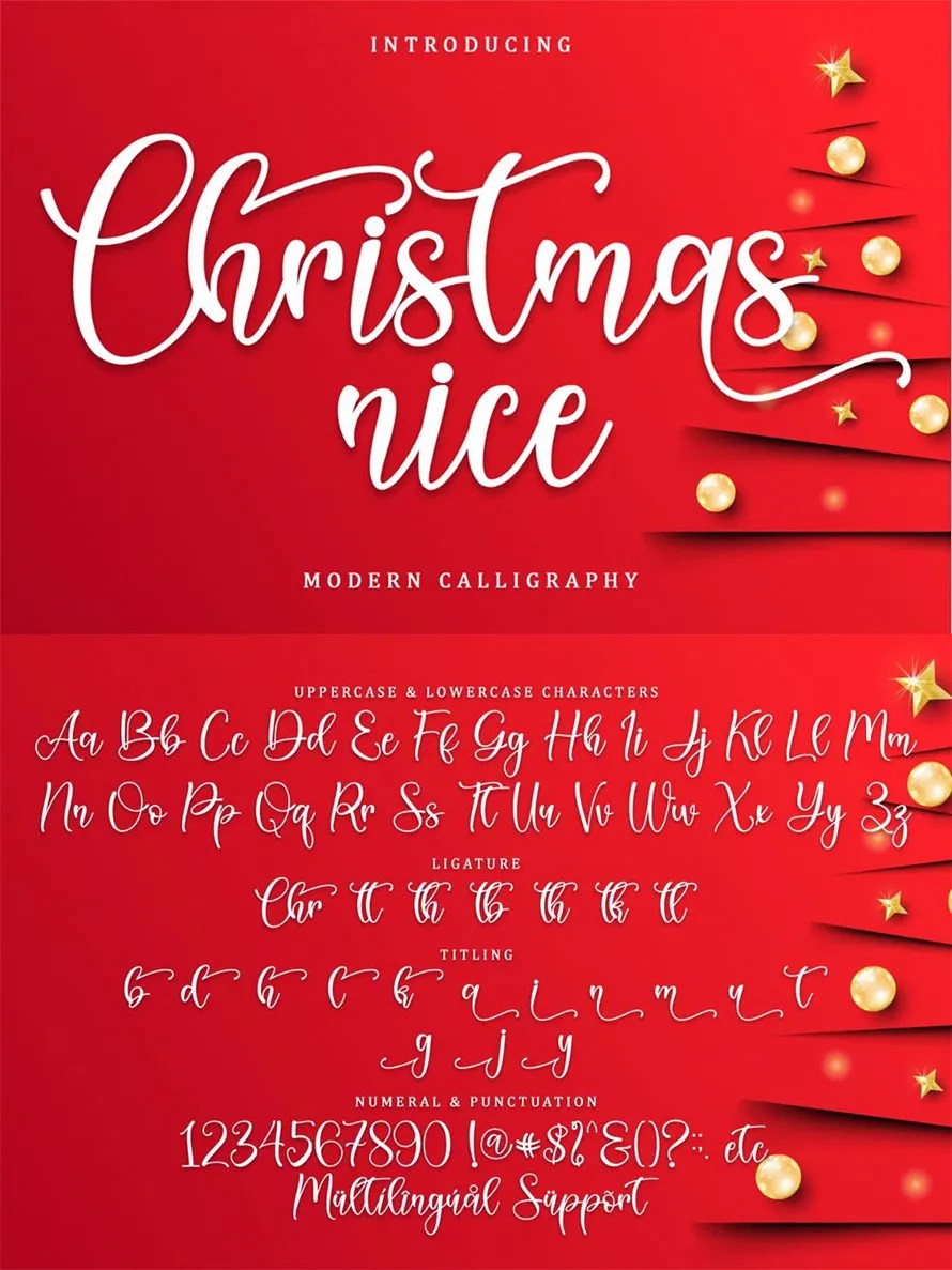 Christmas Font - 15
