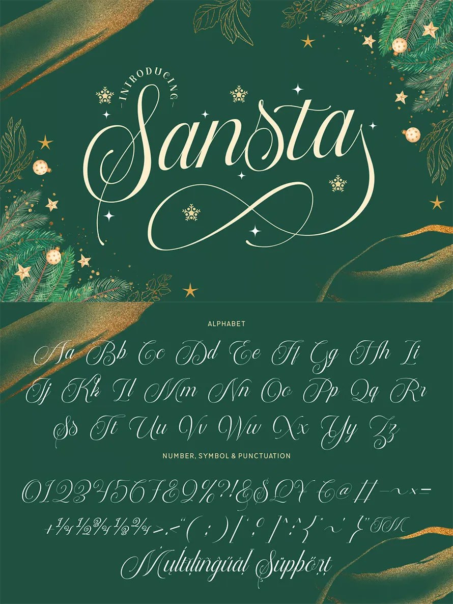 Christmas Font - 17