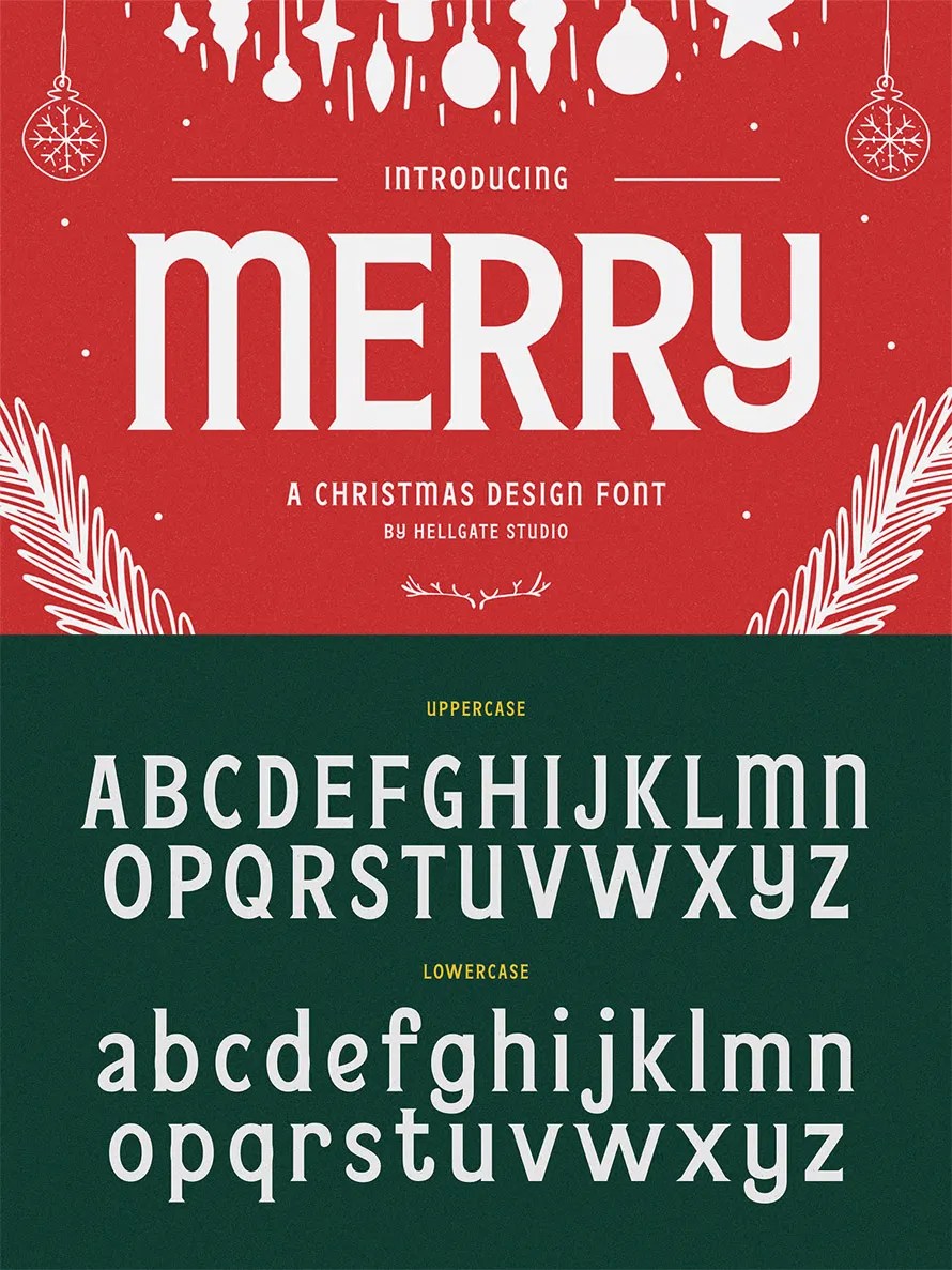 Christmas Font - 19