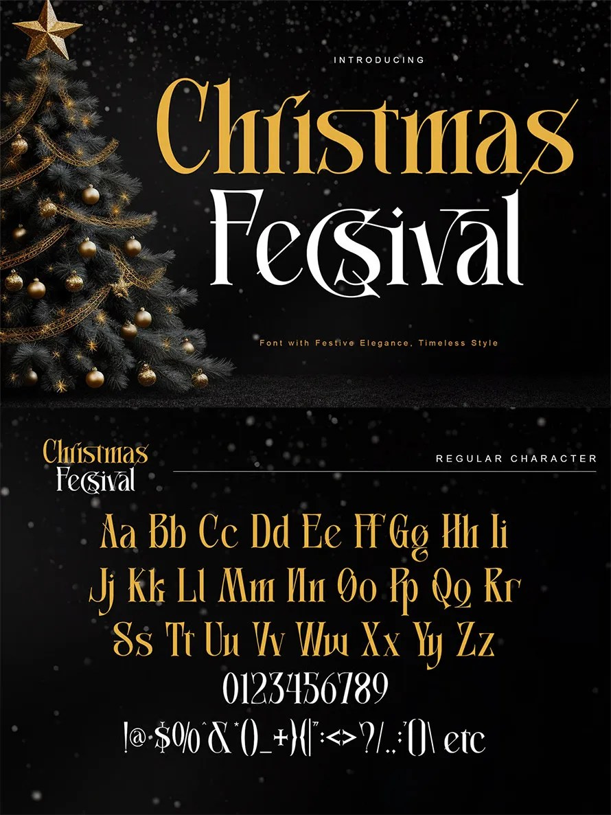 Christmas Font - 23