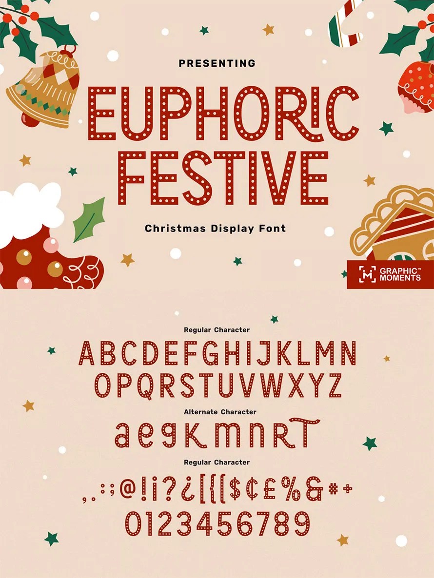 Christmas Font - 34