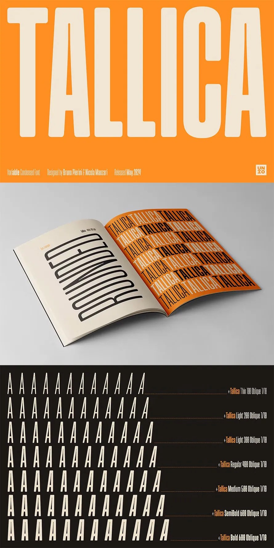 Tallica Variable Typeface