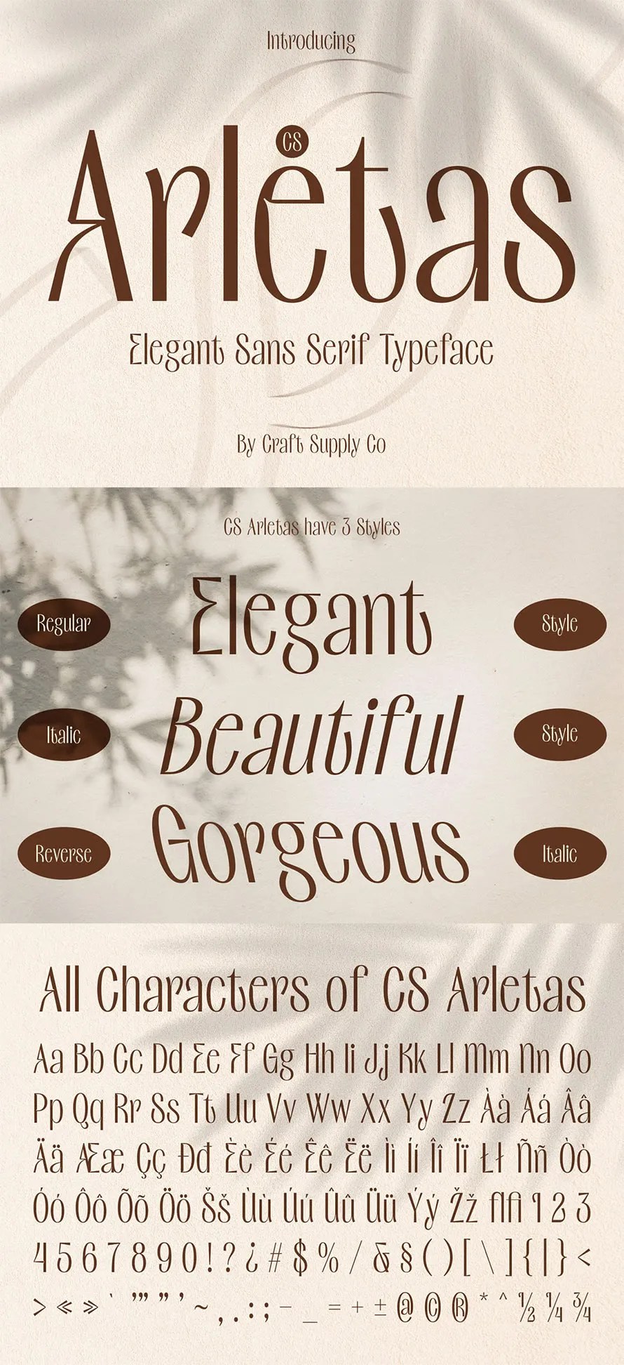 Arletas Condensed Font